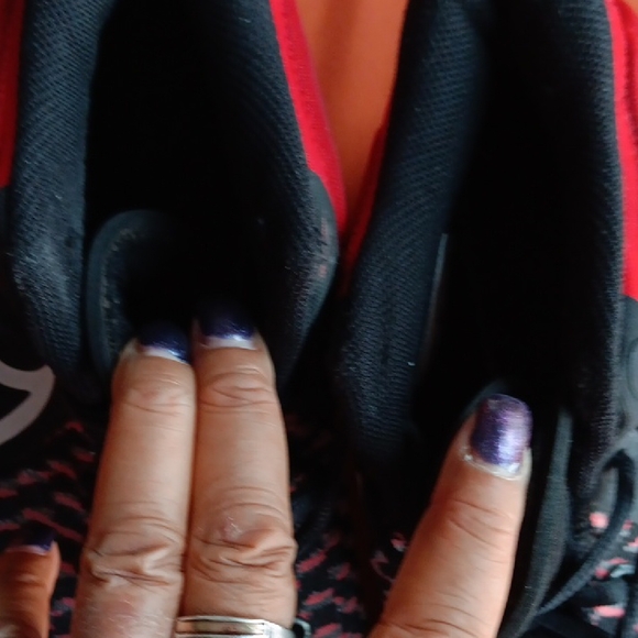 Red and Black Athletic Shoes - Picture 5 of 5